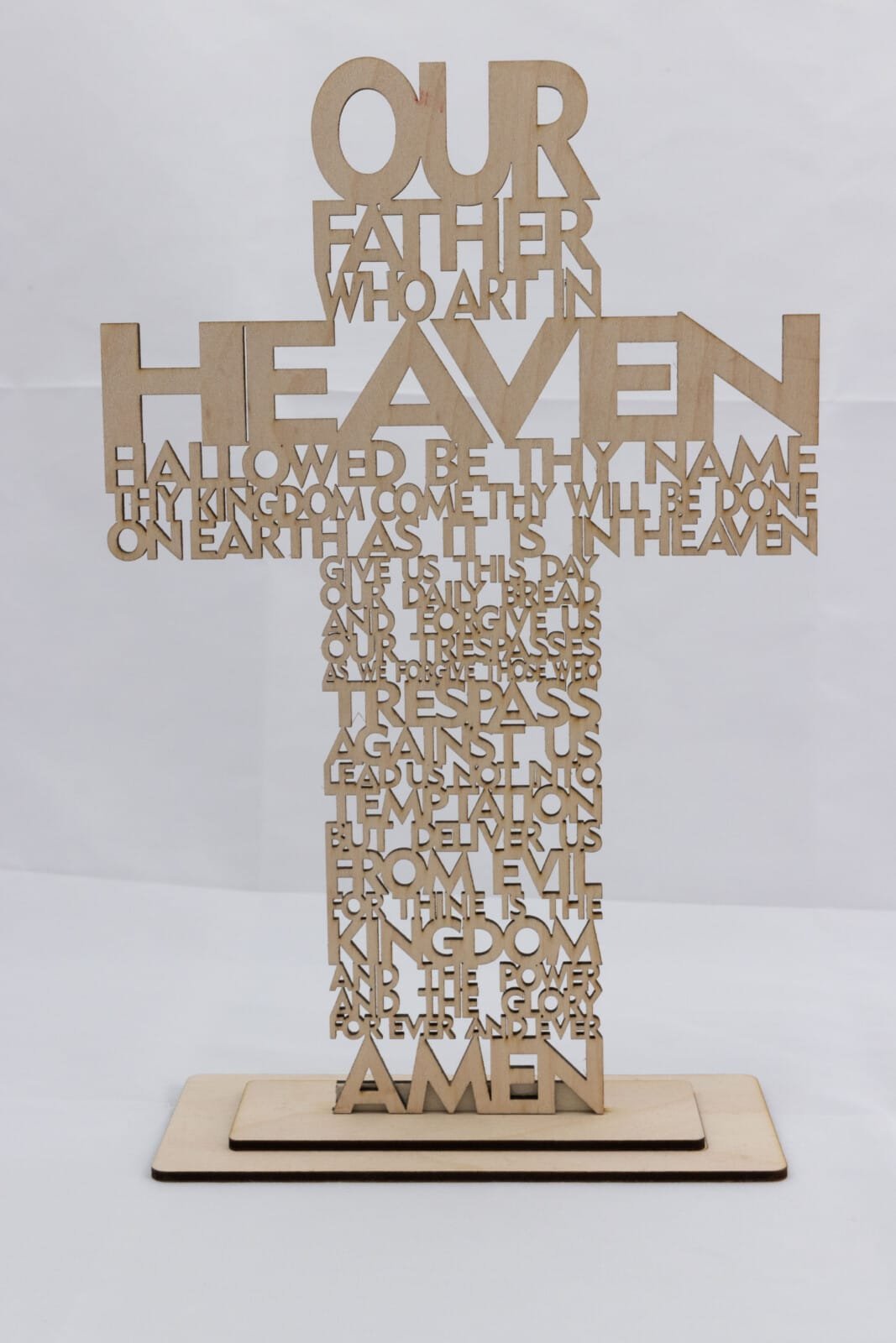 Lords Prayer and Stand