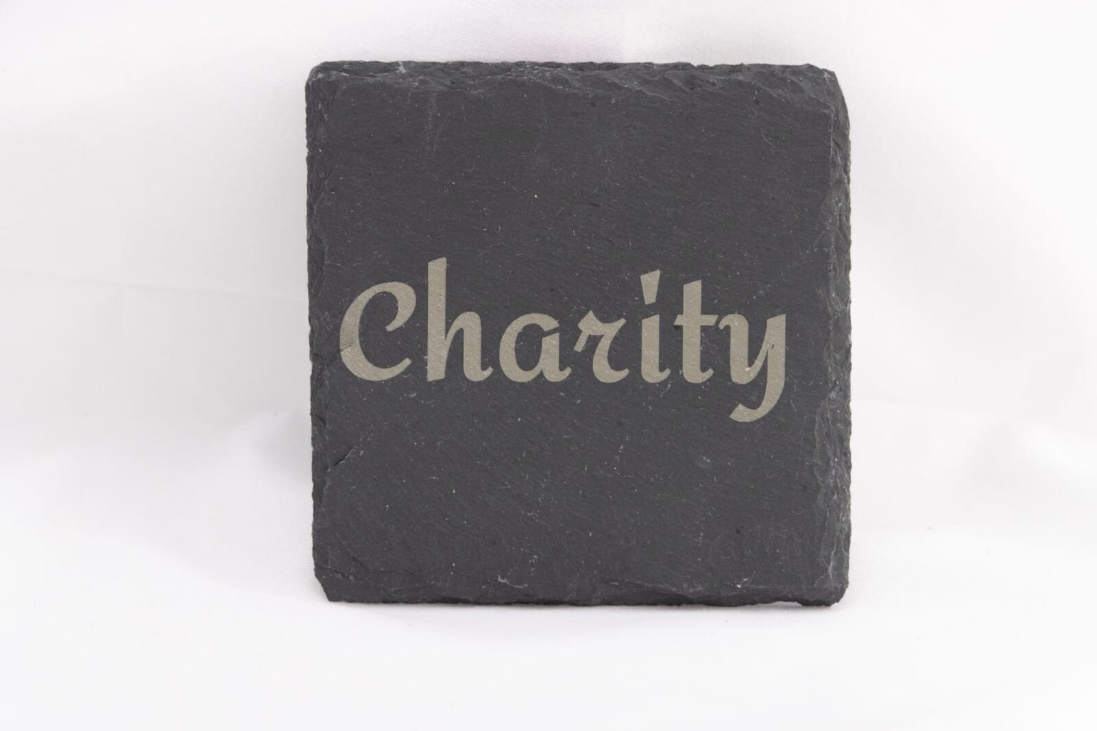 Slate Coaster – Faith, Hope, Charity, Joy and Love