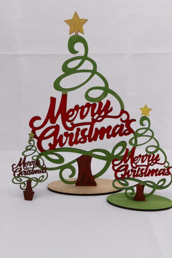 Merry Christmas Tree and Stand - Image 6