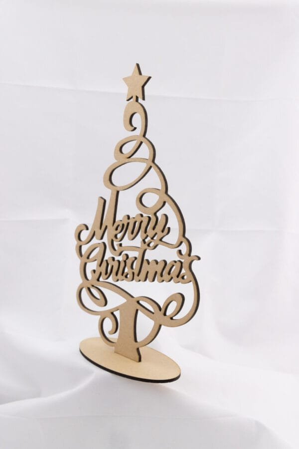 Merry Christmas Tree and Stand