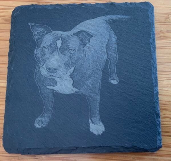 Slate Coaster - Photo Engraved - Image 2