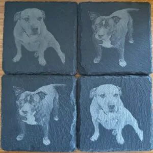 Slate Coaster - Photo Engraved