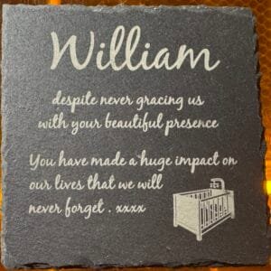 Slate Personalised Coaster