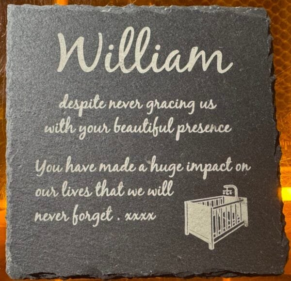 Slate Personalised Coaster